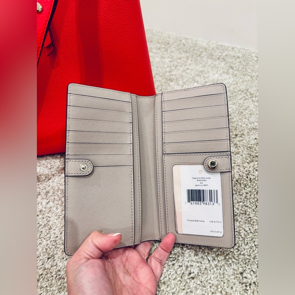 Kate Spade Red Two-Way Bucket Bag and Wallet Set - Picture 11 of 11